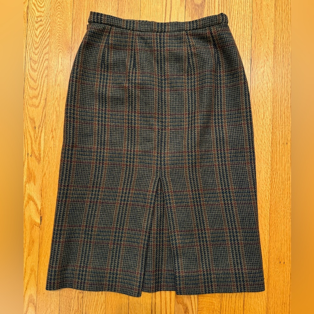 Vintage Burberry Wool Skirt